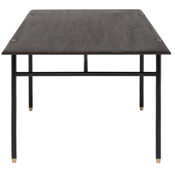Stacking Smoked Black 36-Inch Dining Table, image 4