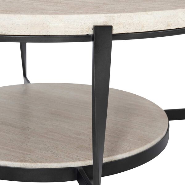 Berkshire Aged Pewter and Black 43-Inch Cocktail Table, image 5