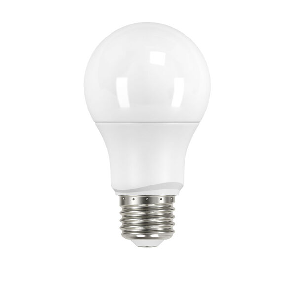 SATCO Frosted White LED A19 Medium 6 Watt Type A Bulb with 5000K 480 Lumens 80 CRI and 220 Degrees Beam, image 1
