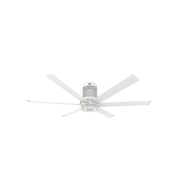 i6 Matte White 60-Inch Direct Mount Outdoor Smart Ceiling Fan, image 1