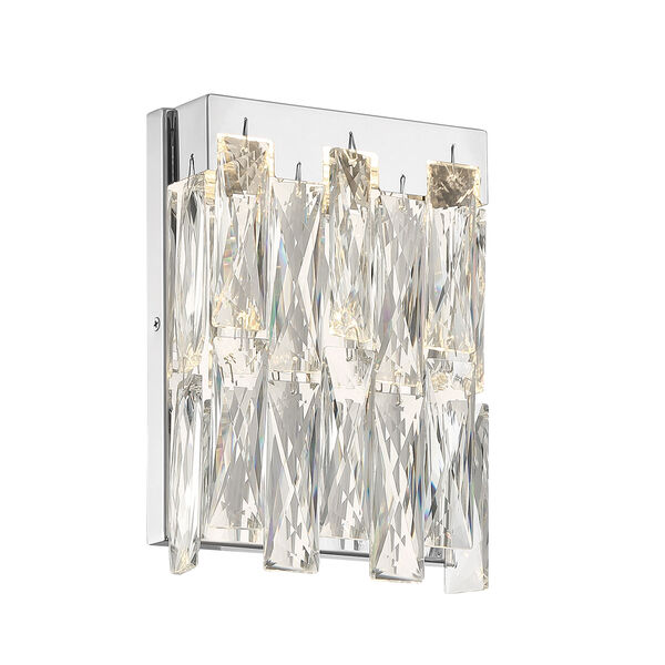 Curio Chrome Seven-Inch LED Wall Sconce, image 1