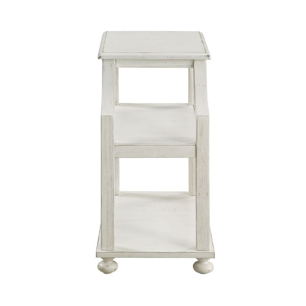 Chairside White End Table, image 2