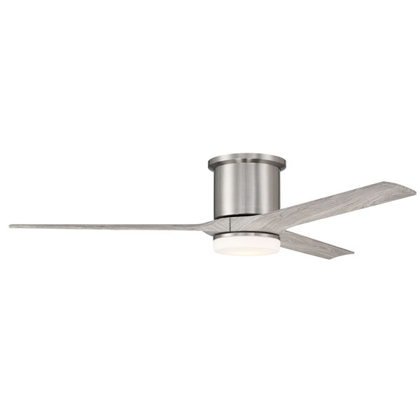 Burke Brushed Polished Nickel 60-Inch LED Ceiling Fan, image 7