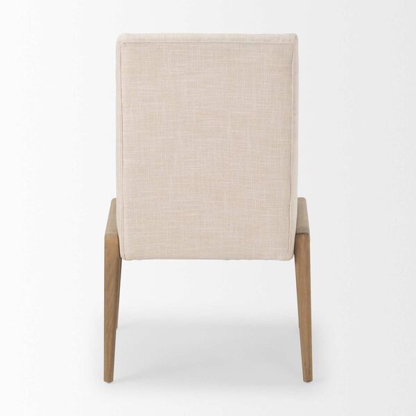 Palisades Cream Upholstery Armless Dining Chair, image 4