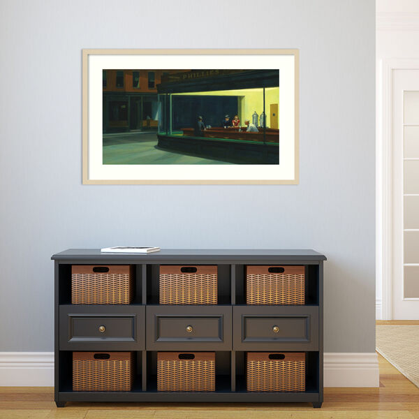 Edward Hopper Brown 41 x 26 Inch Wall Art, image 1