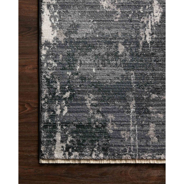 Samra Charcoal and Silver Rectangular: 9 Ft. 6 In. x 13 Ft. 1 In. Area Rug, image 3