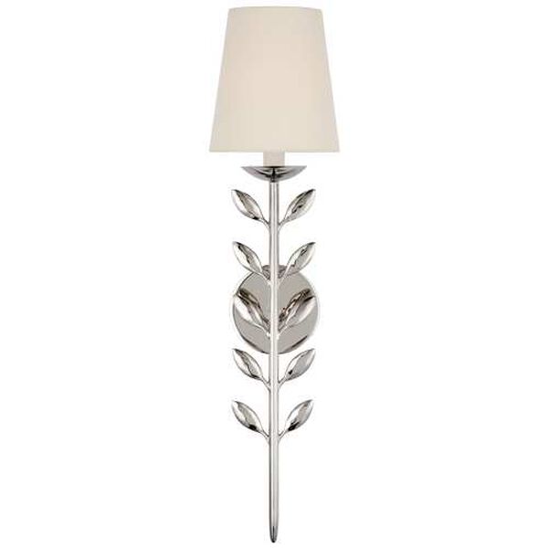 Eden Polished Nickel 26-Inch One-Light Wall Sconce by Julie Neill, image 1