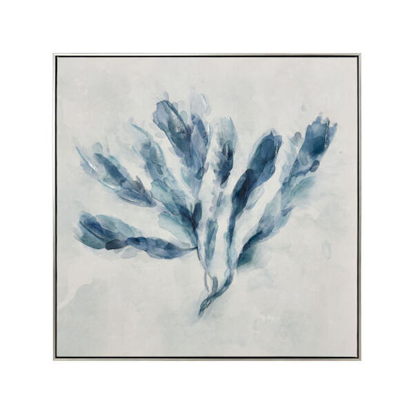 Blue Seagrass I Multicolor 33 x 33 Inch Framed Wall Art, image 1
