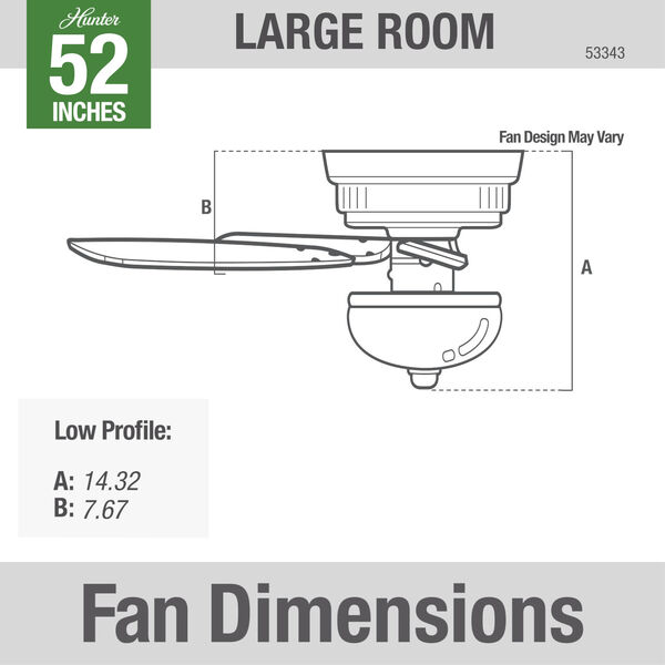 Donegan Fresh White 52-Inch Two-Light LED Ceiling Fan, image 9