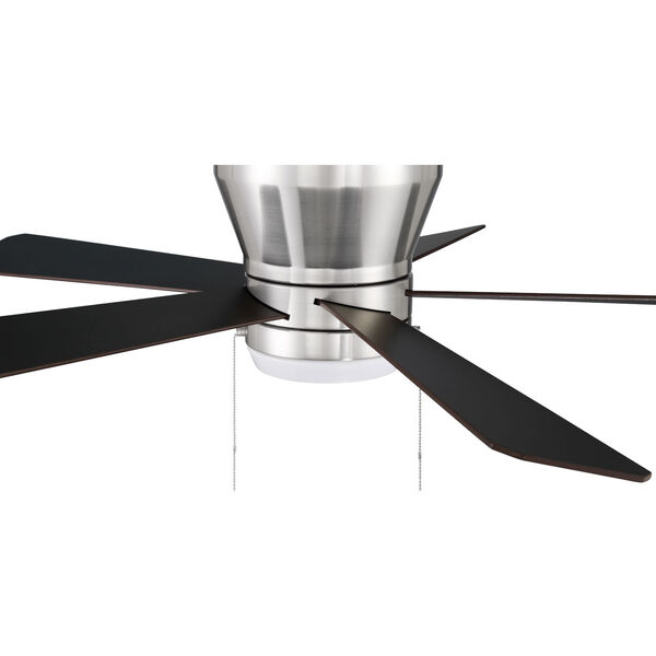 Merit Brushed Polished Nickel 52-Inch LED Ceiling Fan, image 6