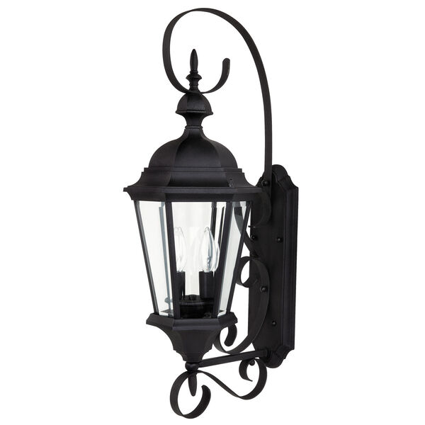 Carriage House Medium Black Outdoor Wall Mount, image 1