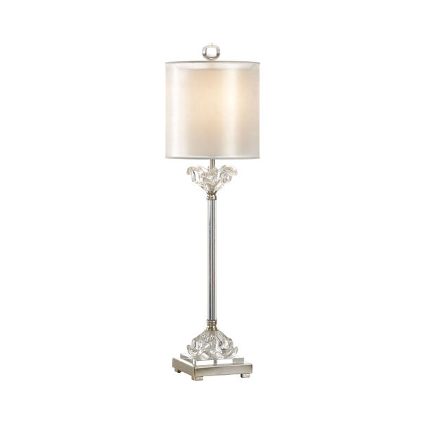 Silver One-Light  Celine Lamp, image 1