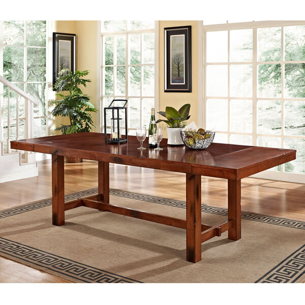 Dark Oak Wood Dining Table, image 1