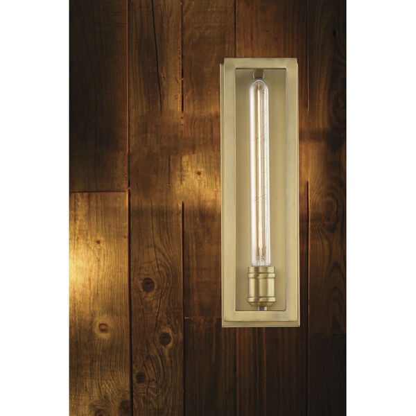 Clifton Warm Brass One-Light Wall Sconce, image 6