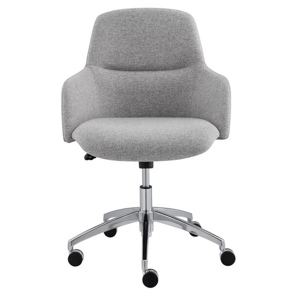 Minna Gray 26-Inch Low Back Office Chair, image 1
