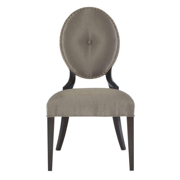 Jet Set Caviar Wood and Fabric 22-Inch Dining Chair, image 3