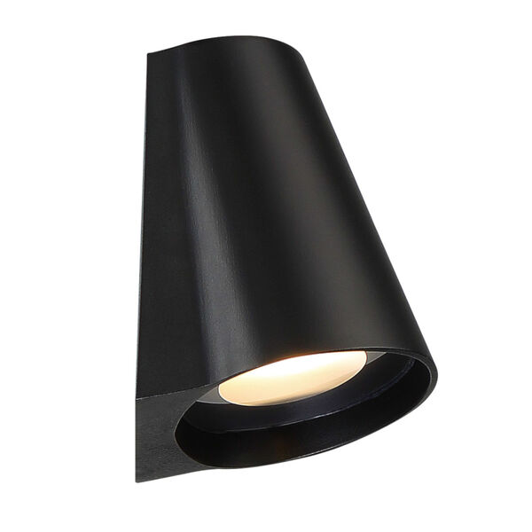 Mod Black Four-Inch LED Outdoor Wall Sconce, image 2
