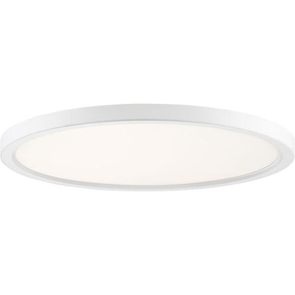 Outskirt White 20-Inch LED Flush Mount, image 1