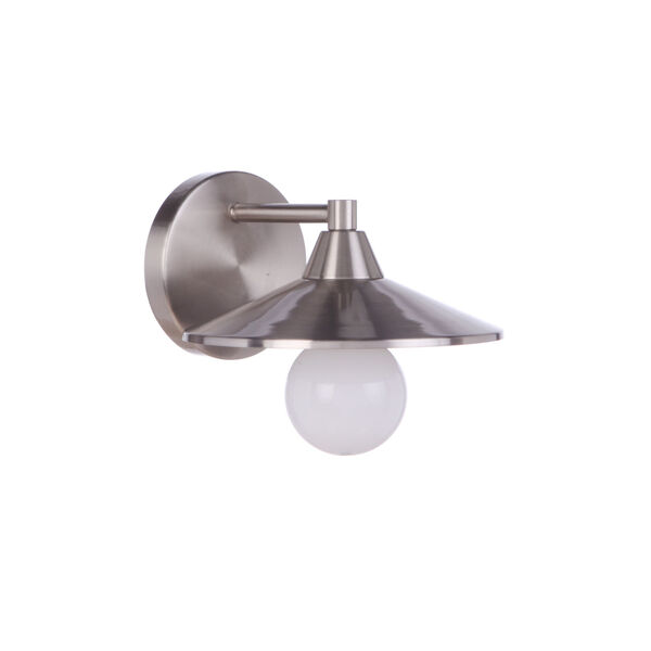 Isaac Brushed One-Light Wall Sconce, image 1