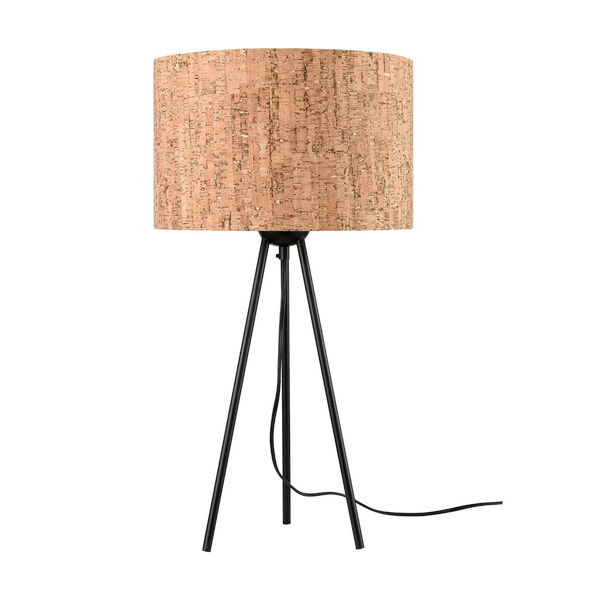 Flemming Matte Black One-Light Table Lamp, image 2