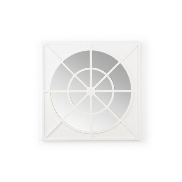 Charlotte White and Clear Wall Mirror, image 1