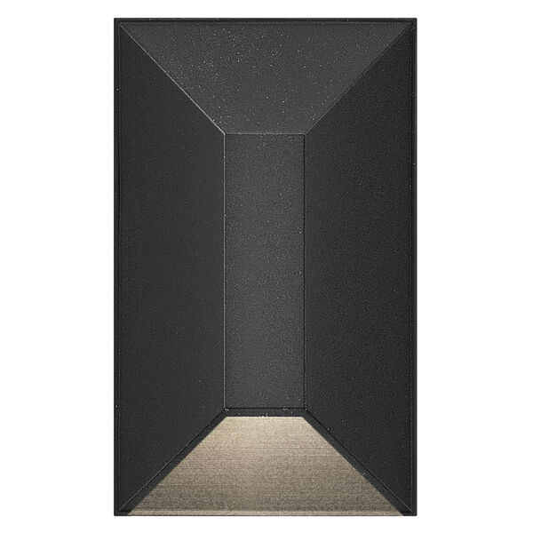 Nuvi Black Small Rectangular LED Deck Sconce, image 2