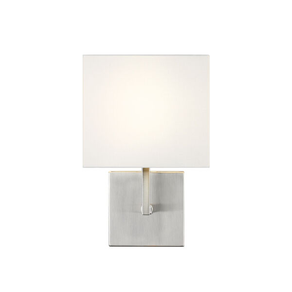 Saxon Brushed Nickel One-Light Wall Sconce, image 4