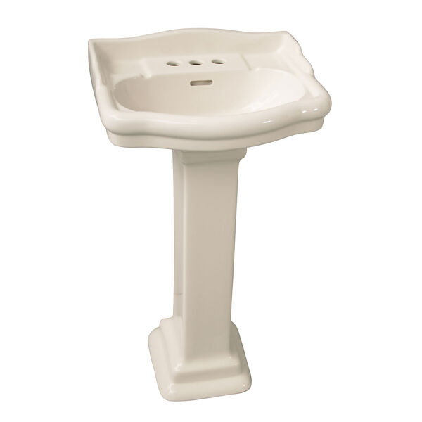 Stanford Bisque 4-Inch Spread Pedestal Sink - (Open Box), image 1