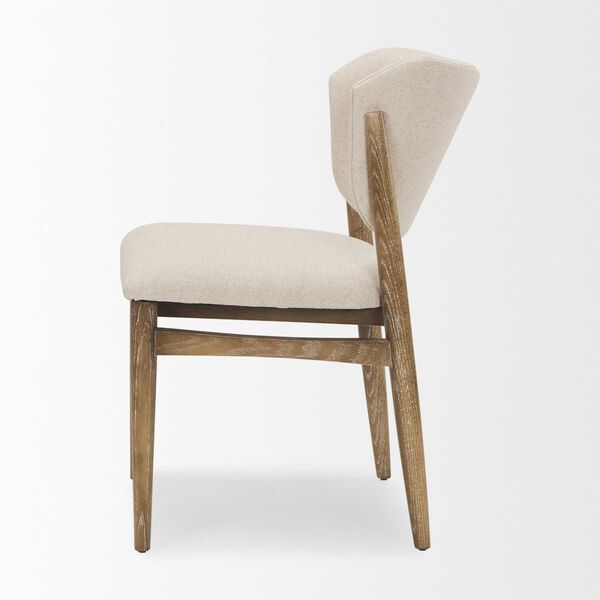 Cline Cream and Brown Dining Chair, image 3
