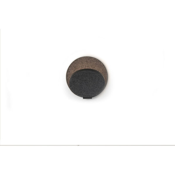 Gravy Metallic Black Oxford LED Plug-In Wall Sconce, image 2