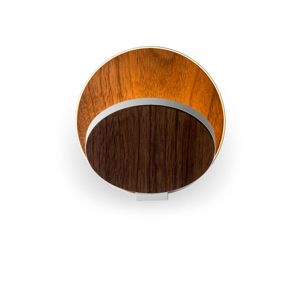 Gravy Oiled Walnut Plug-In LED Wall Sconce, image 1