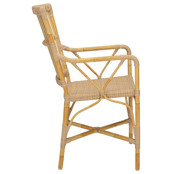 Piano Natural Outdoor Dining Arm Chair, image 4