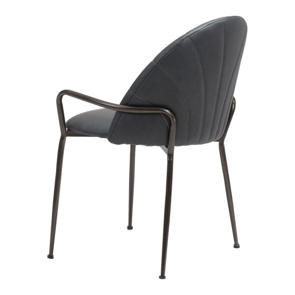 Kurt Gray and Brown Dining Chair, image 6