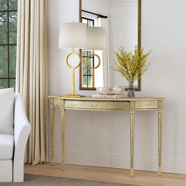 Chester Antique Beige Console Table, image 1