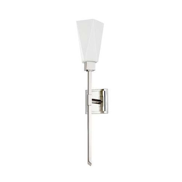 Artemis Polished Nickel One-Light Wall Sconce, image 1