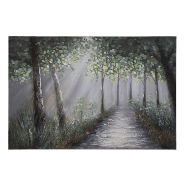 Lighted Path I Multicolor Hand Painted Wall Art with 3D Accent, image 2