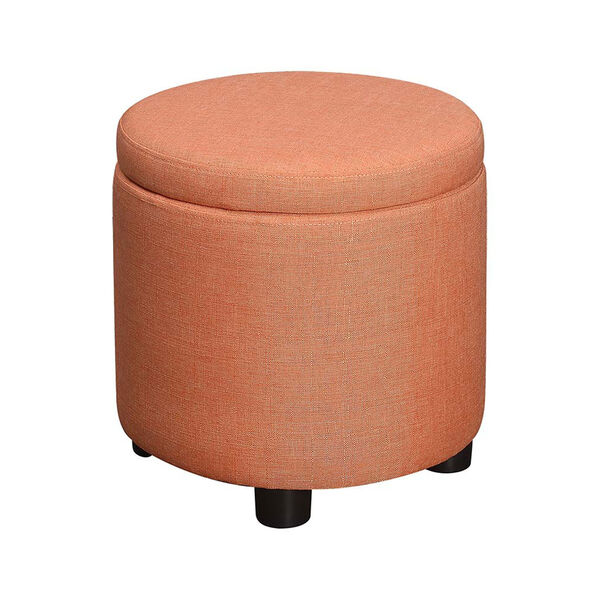 Designs 4 Comfort Coral Round Storage Ottoman, image 4