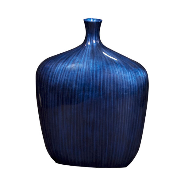 Sleek Cobalt Blue Medium Vase, image 1