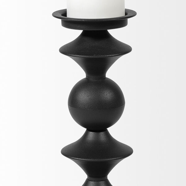 Candelero I Black Small Table Candle Holder, image 4