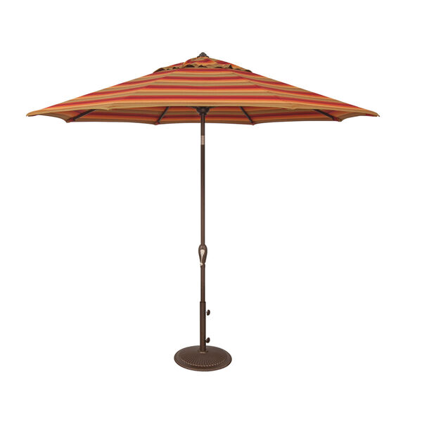 Aruba Astoria Sunset Stripe Market Umbrella, image 1
