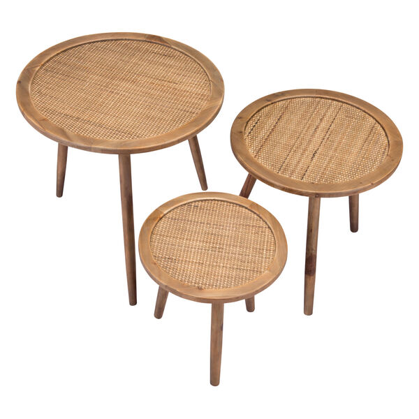 Paul Natural Accent Table, Set of Three, image 6