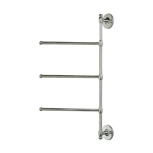 Allied Brass Vanity Top 3 Swing Arm Guest Towel Holder with 