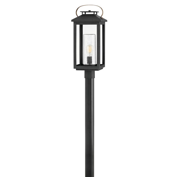 Atwater Black One-Light Outdoor Post Mount, image 1