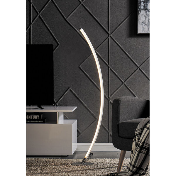 Monita Silver 52-Inch LED Floor Lamp, image 2