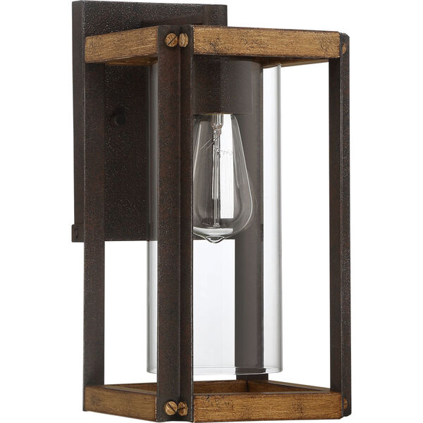 Marion Square Rustic Black 13-Inch One-Light Outdoor Lantern with Clear Glass, image 6