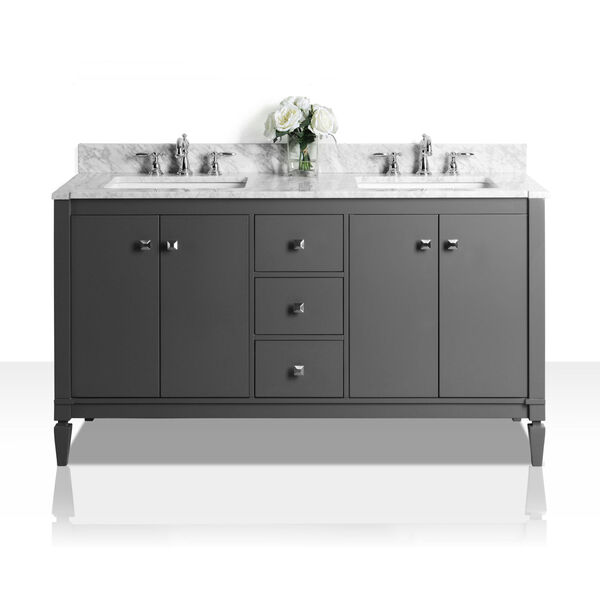 Kayleigh Sapphire Gray 60-Inch Vanity Console, image 3