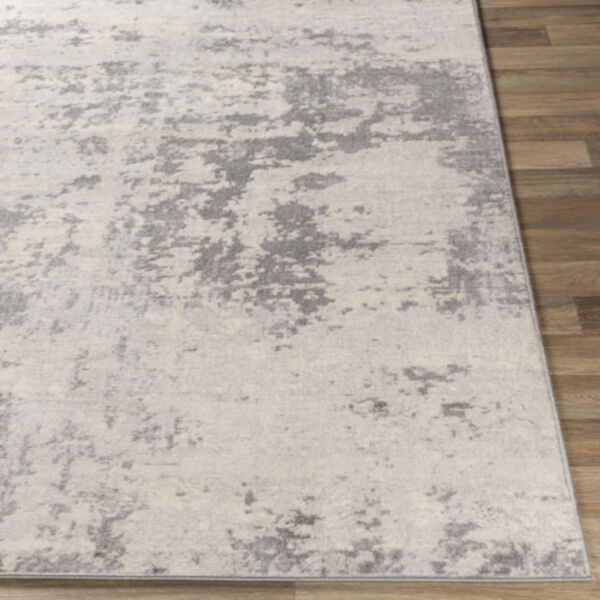 Monaco Silver Gray and Medium Gray Square: 6 Ft. 7 In. x 6 Ft. 7 In. Rug, image 3