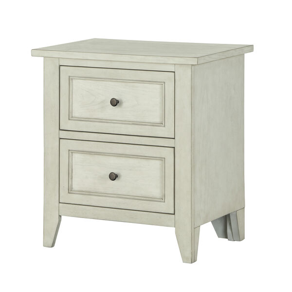 Raelynn 2 Drawer Nightstand in Weathered White, image 3