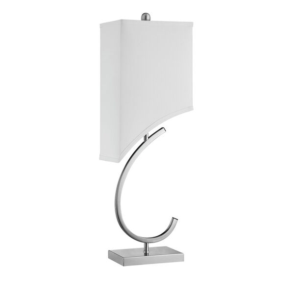 Chastain Brushed Steel One-Light Table Lamp, image 1