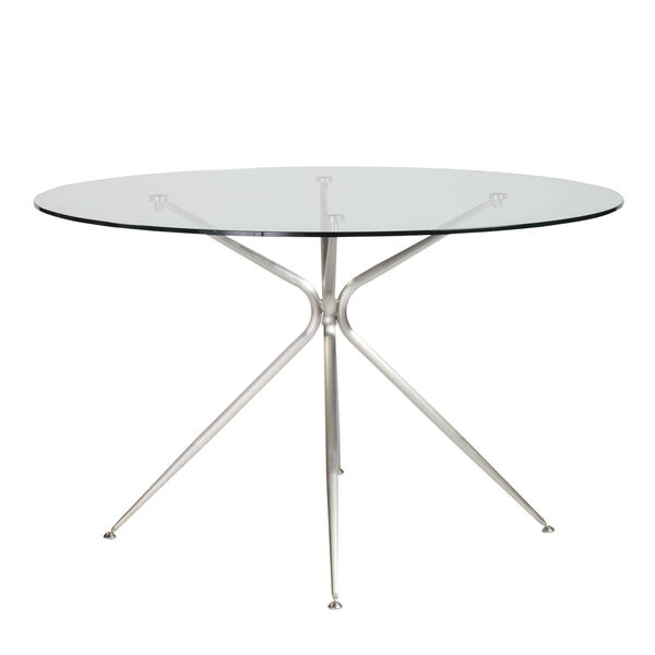 Atos Clear Round Dining Table, image 2